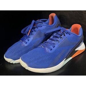 Reebok Nano X1 Low Top Mens Training Shoe Blue Orange Black FY3534 Size 9